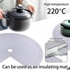 Lazy Susan Silicone Shelf Liner – Non-Slip Dual Tier Pie
