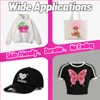 Pinkie Iron on Transfers Paper for Dark T Shirts glitter