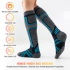 Cirorld 2 Pairs of Merino Wool Ski Socks for Men