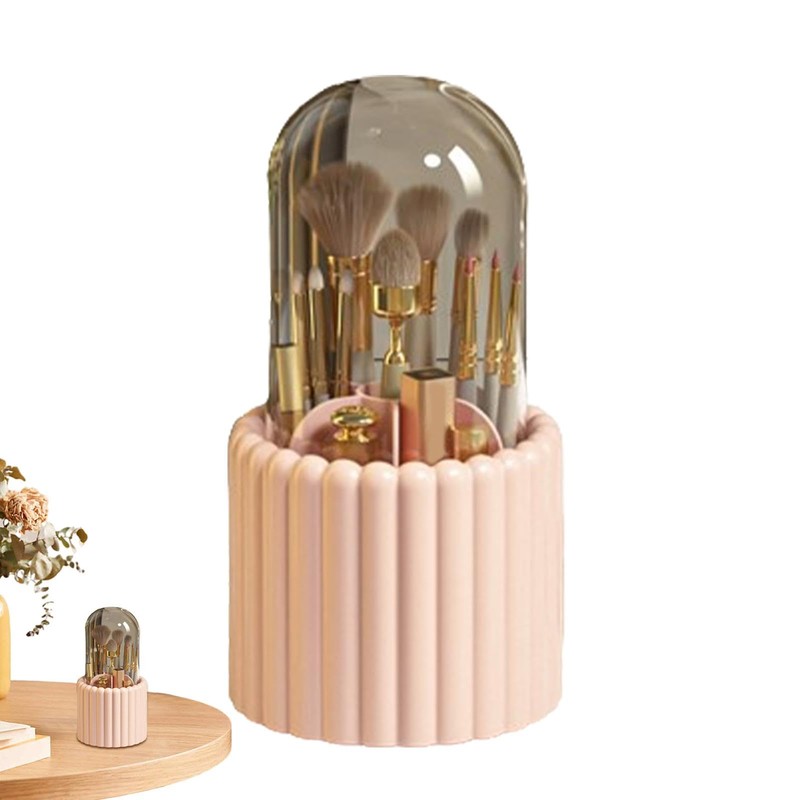 Rotating Makeup Brush Holder - Brush Holder Rotating Organizer,Falling Resistant