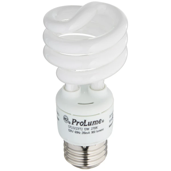 CFL13/27/T2 45049 13W T2 Spiral 2700K MED ProlumeME, 10 Piece