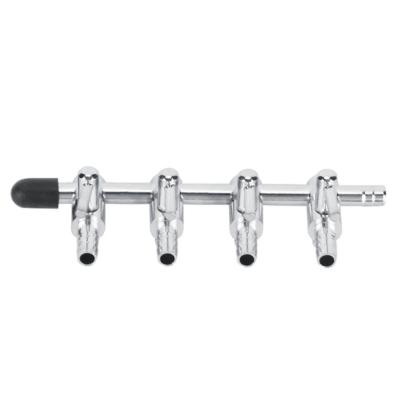 5PCS Stainless Steel Fish Tank Airflow Control Regulating Valve Aquarium