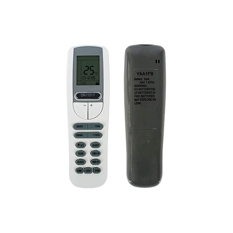 Replacement Remote Control White AC Remote Control for GREE YAA1FB