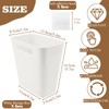 8PCS Kitchen Cabinet Door Storage Box, Adhesive Wall-Mounted Storage Box,
