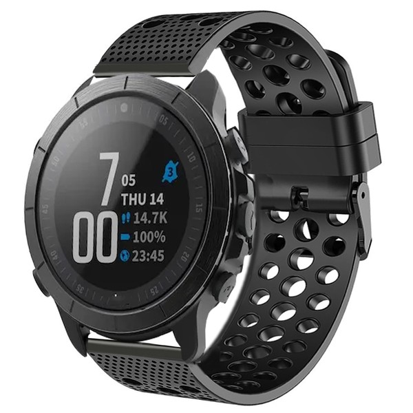 Lamshaw Compatible with Wahoo ELEMNT Rival Smartwatch Band, Silicone Replacement