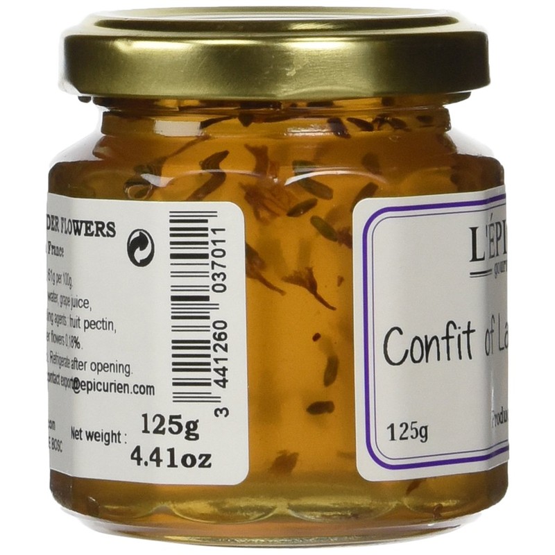 L'Epicurien Confit of Lavender Flowers 4.4 oz.