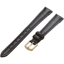 Hadley-Roma Women's 10mm Watch Strap, Color:Black (Model: LSL716RA 100)
