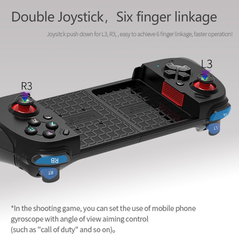 Wireless Cloud Gaming Controller for iOS, Android, Windows PC, including