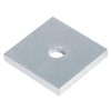 heneng 10 Pcs Square Plate Washers, 3/8"(ID) x 2" x