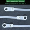 QYIMLI 200pcs Zip Tie with Screw Hole, 8 inch Automotive