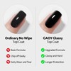 GAOY Gel Top Coat and Peel Off Base Coat Set,