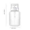 Leadigol 2PCS Nail Removal Bottle,200ml Nail Art Pump Dispenser Empty