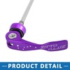 A ABSOPRO Bicycle Quick Release Lever Spike Axle Wheel Hub