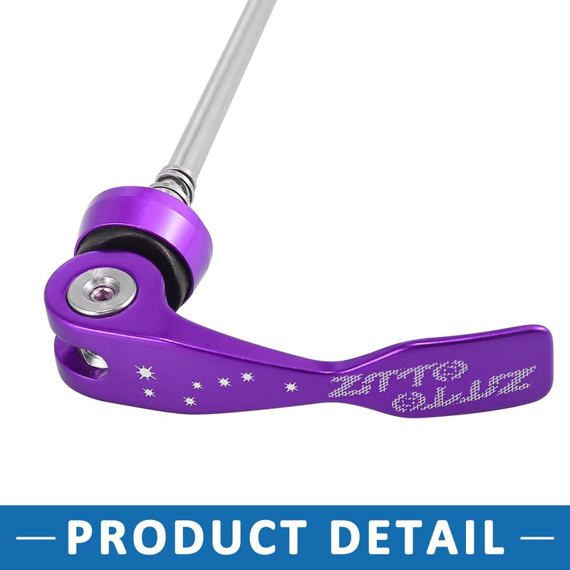 A ABSOPRO Bicycle Quick Release Lever Spike Axle Wheel Hub