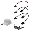 RLMVGBX 3pcs Hat Retainer Clip Windproof Fishing Caps Easy Clips