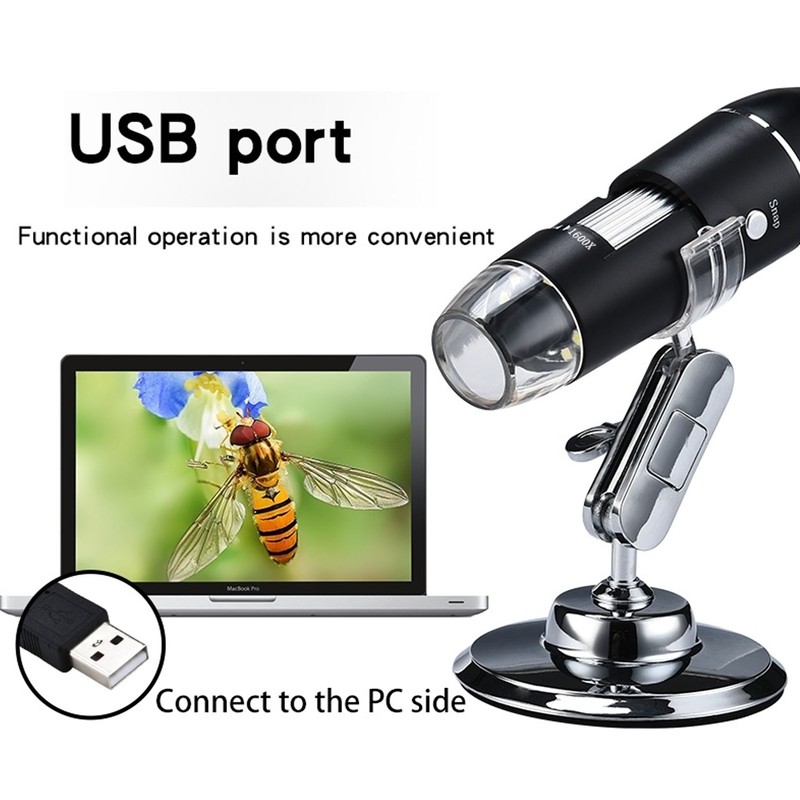 Wireless Digital Microscope Handheld Portable USB Microscope Camera with 8