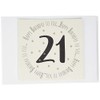 White Cotton Cards 21st Birthday Memories Photo Album (MTGA21T), of