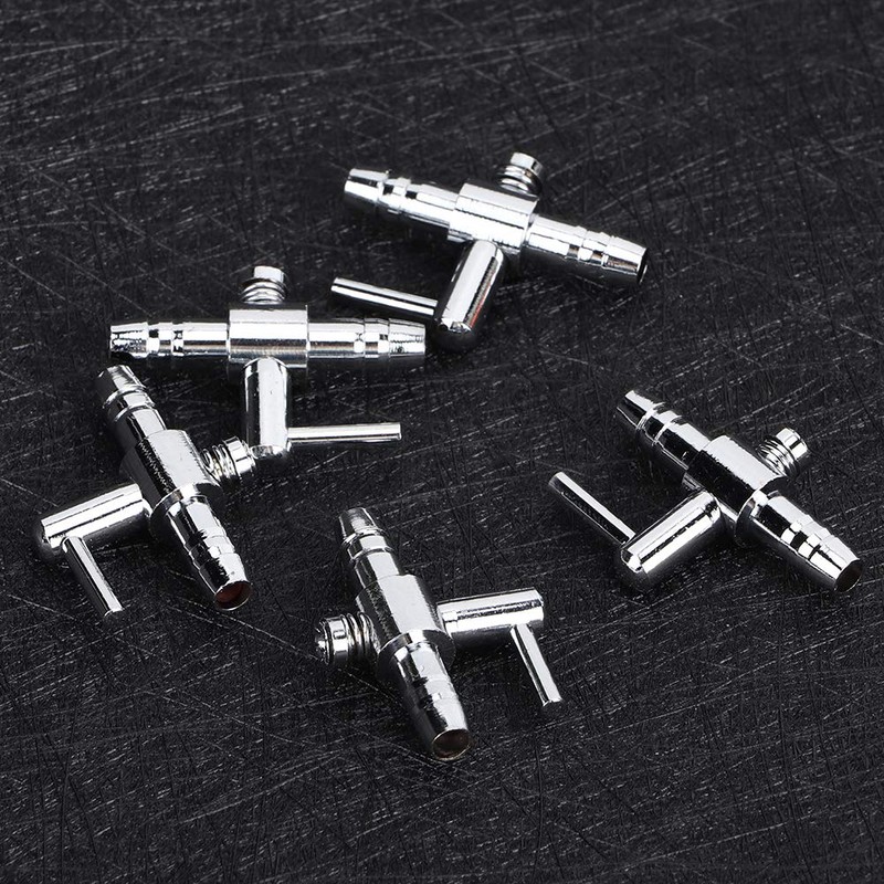 5 Piece Stainless Steel Aquarium Air Pump Control Valves Single