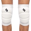 StrictlyStability Rodilleras de voleibol blanco que absorben los golpes, suaves