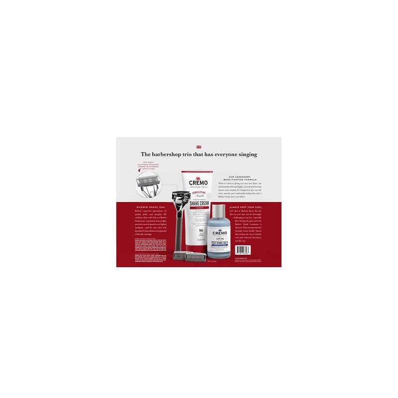 Cremo Barber Grade Shave Kit White