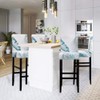 Lellen Jacquard Bar Chair Stool Cover - 4 Pack Stretch
