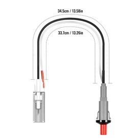 Coisien Button Piezo Igniter Kit, Range Spaker Ignition Kit, Replacement Part for Weber Grill Model Genesis Silver B/C, Genesis Gold B, Gas Grill Piezo Igniter for Weber 7510 Spirit E-210, Genesis