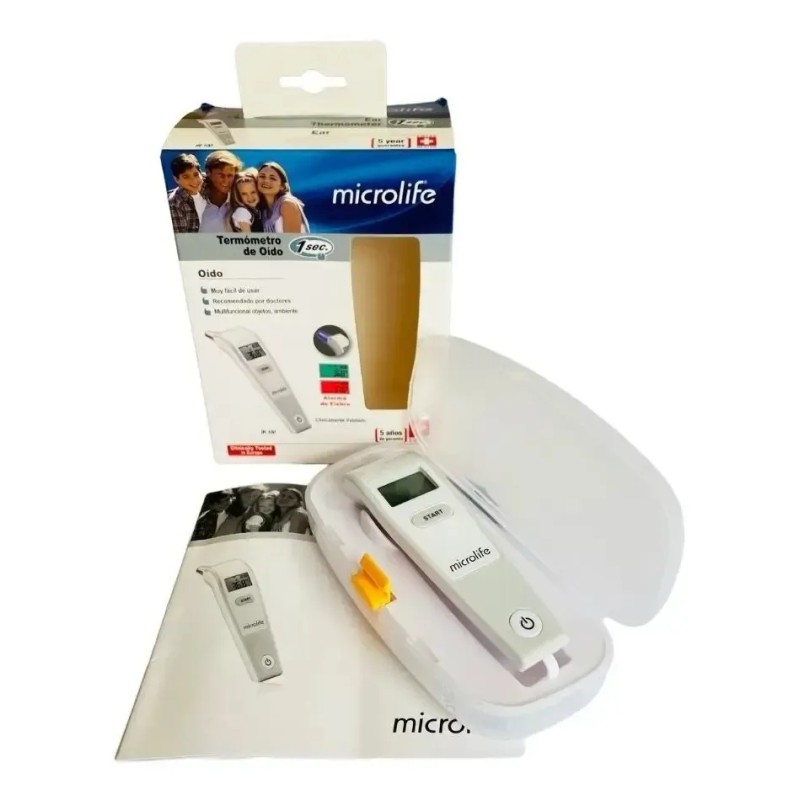 Termómetro De Oído Marca Microlife Modelo Ir100