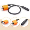 2 Set Ignition Coil + Spark Plug & Cap for