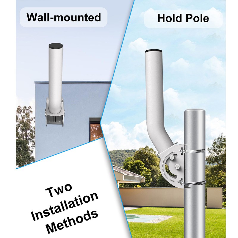 Adjustable Roof Mount Stainless Steel Versatile Weather Proof Pivot Mounting