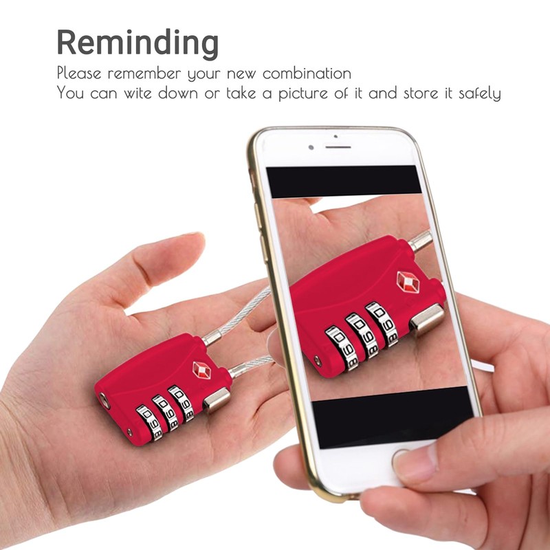 CFMOUR TSA Locks - 1, 2, 3, 4, 5, 6