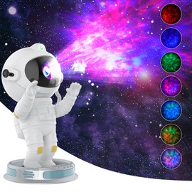 CXXDE Astronaut Star Projector Galaxy Night Light, Galaxy Starry Nebula Ceiling Projection Lamp with Timer and 360°Adjustable,Space Buddy for Kids Adults Room Decor