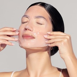 Karuna Skin - Hojas de máscara facial de colágeno, máscara facial de hidrogel de 2 piezas, antiedad, hidratante, rejuvenecedora e hidratante para el c