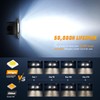 Nilight 2PCS 42W LED Flush Mount Light Pods Upgraded Spot