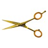 Kit De Tijeras Para Estilista/Barber/Peluquero 5.5" Aashta (dorado)
