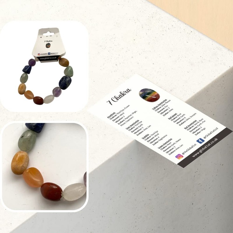 VIE Tumbled Bracelet (7 Chakra)