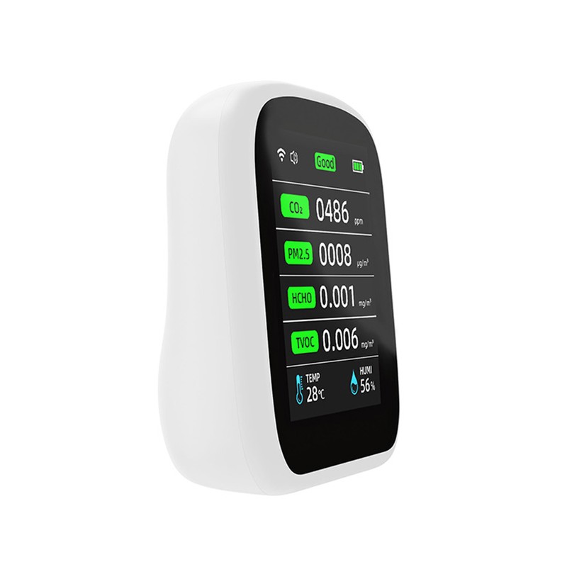 Tuya Wifi Portable Air Quality Meter 8in1 PM1.0 PM2.5 PM10