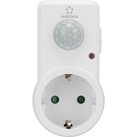 Renkforce Zwischenplug PIR-Bewegungsmelder 120° white IP20