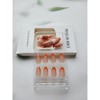 24Pcs Fall Tip Press on Nails Short Almond - ZWENJIE