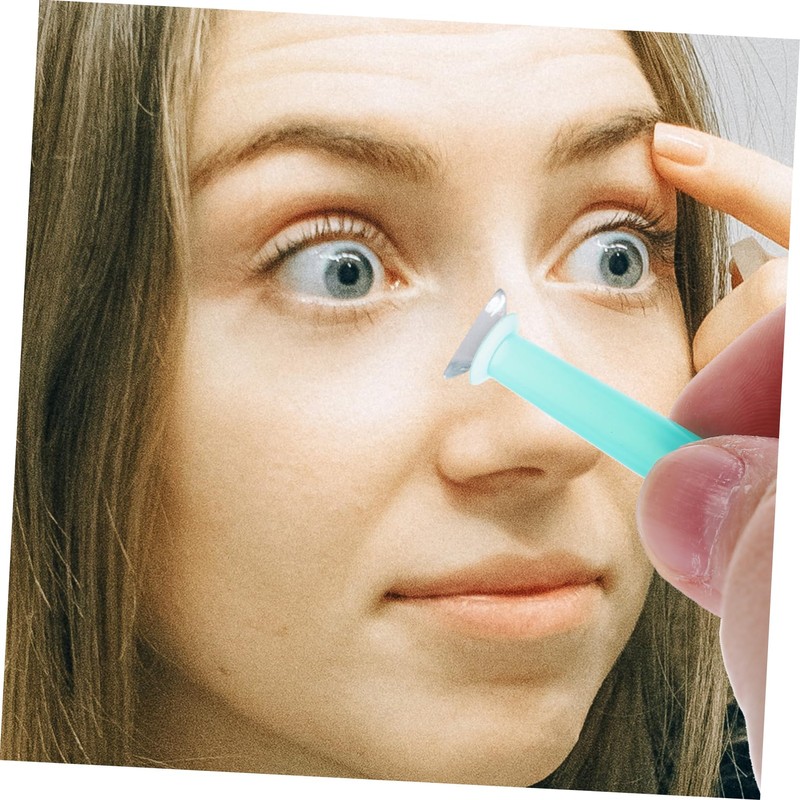 NOLITOY 12pcs Contacts Lens Eye Alicator Tool Replaceable and Comfortable