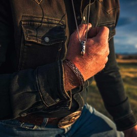 Montana Silversmiths Deadeye Chris Kyle Bullet Necklace - CKNC5792