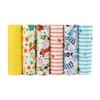 CraftsFabrics 6pcs/Lot 40cm x 50cm Cartoon Animals Children's Nursery Fat