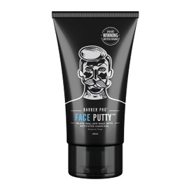 BARBER PRO Face Putty Peel Off Mask with Activated Charcoal | Detoxifying, Cleansing, & Brightening | Peel Off Face Masks | Mens Skincare |