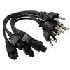 CablesOnline, 5-Pack 1ft 3-Prong Laptop/Notebook Short AC Power Cable, NEMA