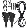 Universal Car Windshield Wiper Squirter Washer Nozzle Spray Jet Kit