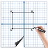 Teling 24 Pieces Jumbo Magnetic XY Coordinate Dry Erase Grid