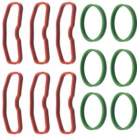 GUIHUAMIGA Upper & Lower Intake Manifold Gasket Set Compatible with S4 S5 Q7 SQ5 A6 A7 A8 Q5, Replaces 079129717B, 079129717D