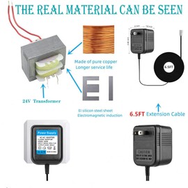 for 24VAC AC Power Adapter Transformer Orbit Sprinkler Indoor Irrigation Timers Power Supply Cord,Sprinkler System Most Brands on The Market,Compatible with Rain Bird UT1 SST Series,