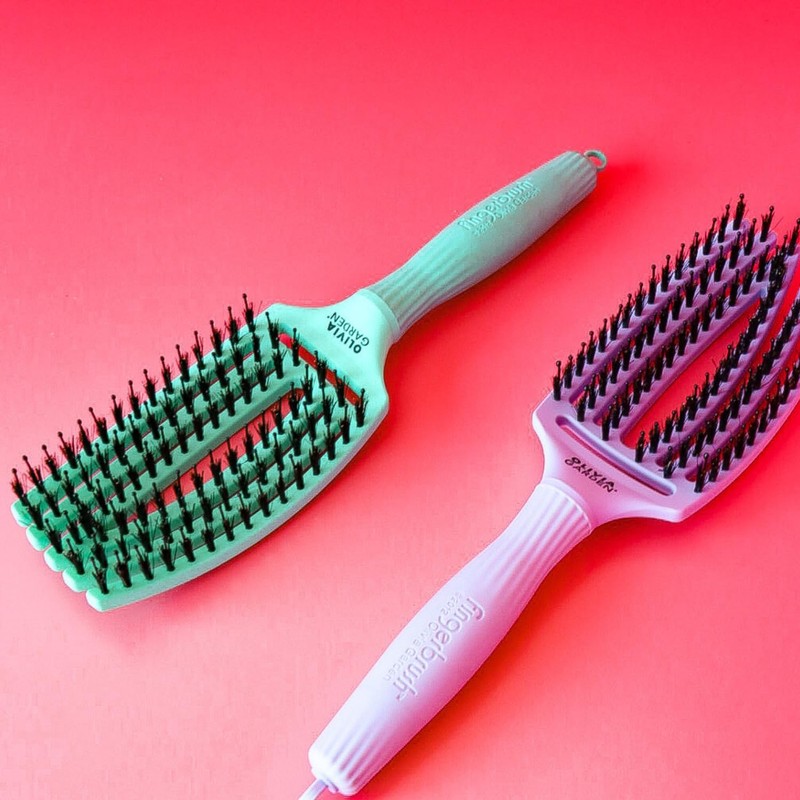 Olivia Garden Fingerbrush Care Iconic - Medium - Mint -