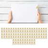 100pcs Flower Shape Binder Clips Strong Clamping Force Metal Cute