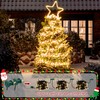 Meonum Chasing Christmas Lights, 8 Function Controller 280 Clear Mini